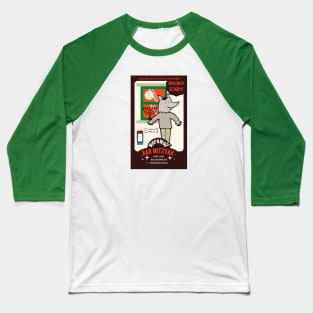 Werewolf Bar Mitzvah Action Figure Baseball T-Shirt